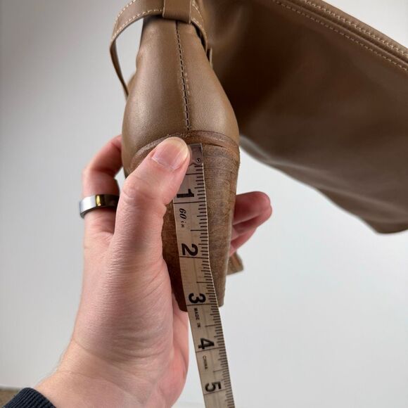 Vintage Dexter Tan Tall Heeled Boots Size 8 - Picture 10 of 13
